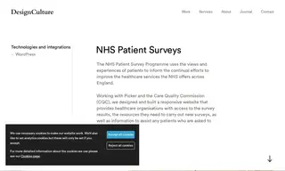Preview of the NHS Patient Survey Programme (nhs) Case Study