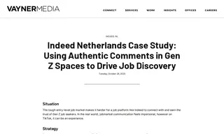 Preview of the Indeed Netherlands Case Study
