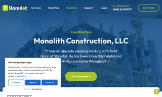 Preview of the Monolith Construction, LLC Case Study