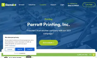 Preview of the Parrott Printing, Inc Case Study