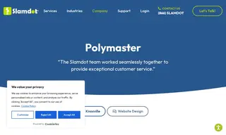 Preview of the Polymaster - Knoxville Web Design Client Case Study