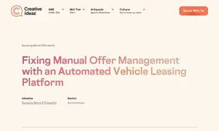 Preview of the National Vehicle Leasing Provider Case Study