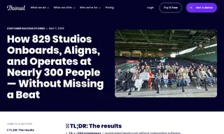 Preview of the 829 Studios Case Study