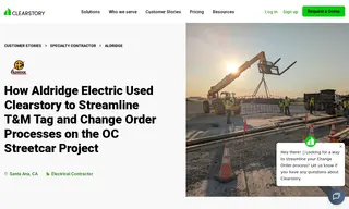 Preview of the Aldridge Electric Case Study