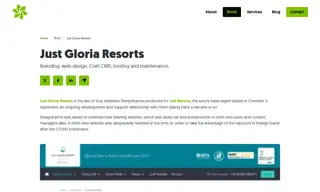 Preview of the Just Gloria Resorts Case Study
