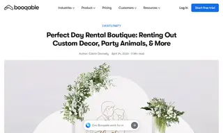 Preview of the Perfect Day Rental Boutique Case Study