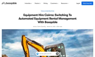 Preview of the Equipment Hire Cairns Case Study