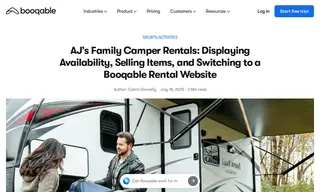 Preview of the AJ’s Family Camper Rentals Case Study