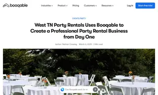 Preview of the West TN Party Rentals Case Study