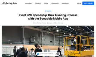 Preview of the Event 360 Case Study