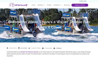 Preview of the Double Fun Pontoon Rentals Case Study