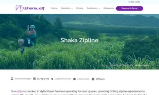 Preview of the Shaka Zipline Case Study