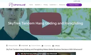 Preview of the SkyTrek Tandem Hang Gliding and Paragliding Case Study