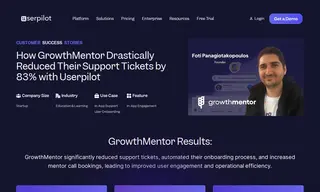 Preview of the GrowthMentor Case Study