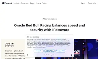 Preview of the Oracle Red Bull Racing Case Study