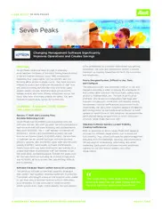 Preview of the Seven Peaks Case Study