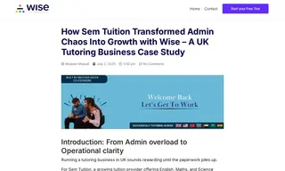 Preview of the Sem Tuition Case Study
