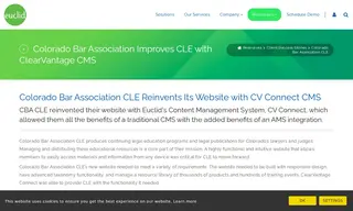 Preview of the Colorado Bar Association CLE Case Study
