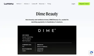 Preview of the DIME Beauty Co Case Study