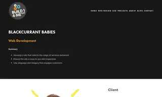 Preview of the Blackcurrant Babies Case Study