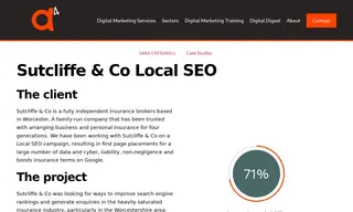 Preview of the Sutcliffe & Co Case Study