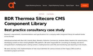 Preview of the BDR Thermea Case Study