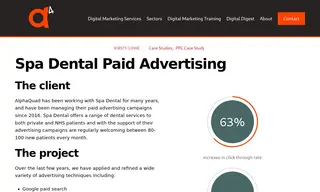 Preview of the Spa Dental Case Study