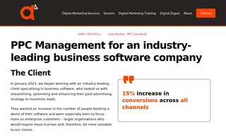 Preview of the Industry-leading Business Software Company Case Study