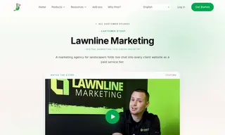 Preview of the Lawnline Marketing Case Study