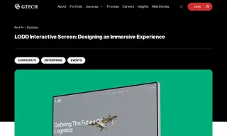 Preview of the LODD Interactive Screen Case Study