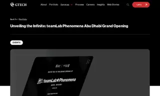 Preview of the teamLab Phenomena Abu Dhabi Case Study