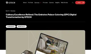 Preview of the Emirates Palace Catering (epc) Case Study