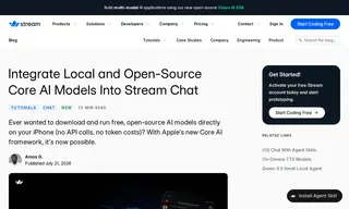 Preview of the Stream Chat SwiftUI SDK Case Study