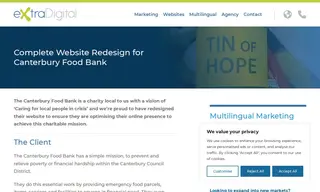 Preview of the Canterbury Food Bank Case Study