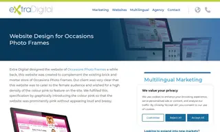 Preview of the Occasions Photo Frames Case Study