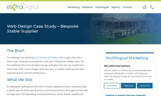 Preview of the Jon Williams Stables Case Study