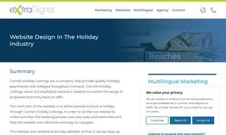 Preview of the Cornish Holiday Lettings Case Study