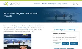 Preview of the White gold Ski Holidays Case Study