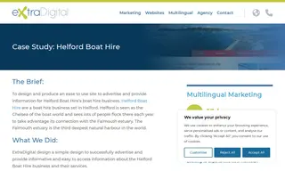 Preview of the Helford Boat Hire Case Study
