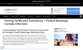 Preview of the Food and Beverage Canada Case Study