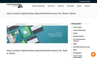 Preview of the Teak & Twine Case Study