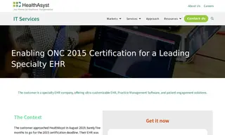 Preview of the Leading Specialty EHR Case Study