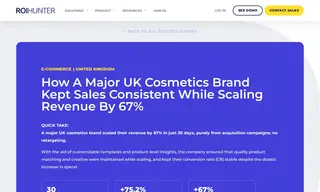 Preview of the Major UK Cosmetics Brand Case Study