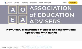 Preview of the Association of Education Advisers (AoEA) Case Study