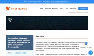 Preview of the The Players Impact (tpi) Case Study