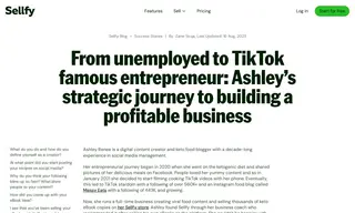 Preview of the Ashley Renee (Messy Eats) Case Study
