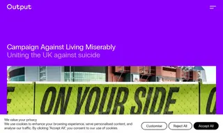 Preview of the Campaign Against Living Miserably (CALM) Case Study