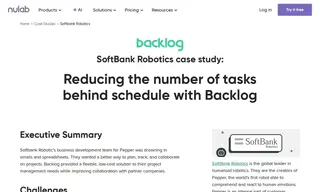 Preview of the SoftBank Robotics Case Study