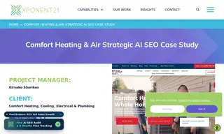 Preview of the Comfort Heating, Cooling, Electrical & Plumbing Case Study