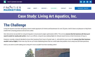 Preview of the Living Art Aquatics, Inc Case Study
